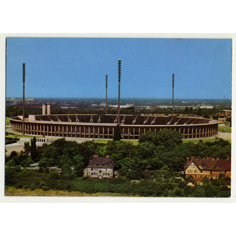 Olympiastadion - Olympic Stadium - Berlin / Germany (Vintage Postcard)