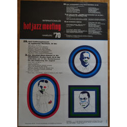 Hot Jazz Meeting Hamburg '70 - Jan Huydt - Alexis Korner... (Vintage Jazz Concert Poster)