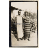 Congo Belge: Nice Take Of 2 Native Females In Sarongs / Ethnic (Vintage Photo ~1940s/1950s)