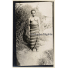 Congo Belge: Topless Indigenous Congolese Female In Sarong / Ethnic (Vintage Photo ~1940s/1950s)