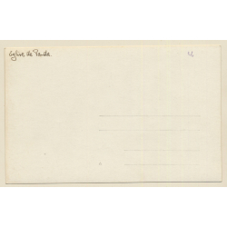 Panda / Congo Belge: Church Of The Benedictine Mission (Vintage RPPC ~1940s/1950s)