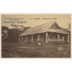 Katanga / Congo Belge: Ferme De La Kafub (Vintage PC ~1910s/1920s)