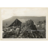 Congo Belge: Colonial Expedition Camp On Mount Bisoke (Visoke)  (Vintage Photo 1953)