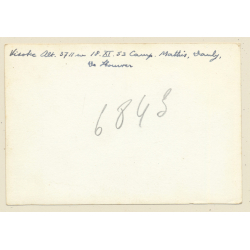 Congo Belge: Colonial Expedition Camp On Mount Bisoke (Visoke)  (Vintage Photo 1953)