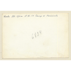 Congo Belge: Mount Bisoke (Visoke) Camp Et Karisimbi  (Vintage Photo 1953)