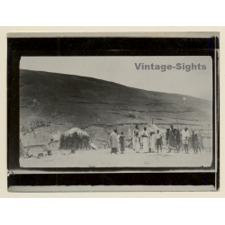 Congo Belge: Tribe Members From Rwanda / Amasunzu Hairstyle (Vintage Photo ~1920s/1930s)
