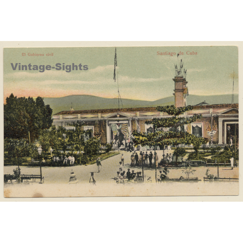 Santiago De Cuba: El Gobierno Civil (Vintage PC 1900s)