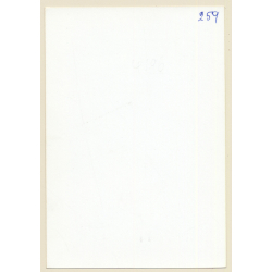 Erotic Study: Rear View Of Semi Nude Blonde On Couch / Piercing (Vintage Photo East Germany 1990s)