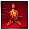 Erotic Study: Beautiful Kneeling Semi Nude Female With Choker (Vintage Diapositive KORENJAK 1970s/1980s)