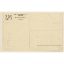 Norddeutscher Lloyd Bremen: Reichspostdampfer Goeben (Vintage PC ~1910s)