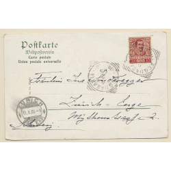 Hamburg-Amerika Linie: SS Prinz Adalbert (Vintage PC 1905)