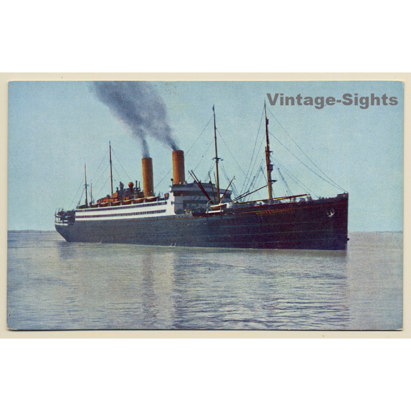 Norddeutscher Lloyd Bremen: SS George Washington / Steamer (Vintage PC 1910s/1920s)