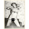 Erotic Study: Slim Natural Dark-Haired Nude*4 / Nip Slip (Vintage Photo GDR 1970s/1980s)