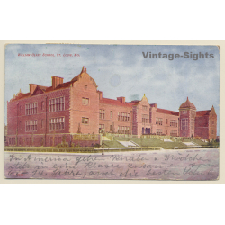St. Louis / Missouri: William Clark School (Vintage PC 1910)