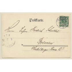 Hannover / Germany: Tiergartenstrasse (Vintage PC 1900)