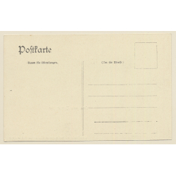 Kamp - Kępa / Pommern: Kamper See - Rauchkate (Vintage PC  ~1910s/1920s)