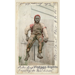 Native Boy Sunny Jim / Black Americana (Vintage PC 1904)