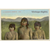 Argentina: Yámana Indios / Ethnic (Vintage PC ~1910s/1920s)