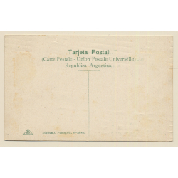 Argentina: Yámana Indios / Ethnic (Vintage PC ~1910s/1920s)