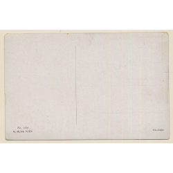 M. Munk / Wien: Elegant Lady, Horse & Dogs (Vintage PC ~1910s/1920s)