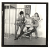 Erotic Study: 3 Semi Nude Maids Im Bondage/Spanking Session*2 (Vintage Contact Print 1970s/1980s)