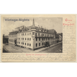 Königsfeld / Ba-Wü: Gasthof Der Brüdergemeinde (Vintage PC 1902)