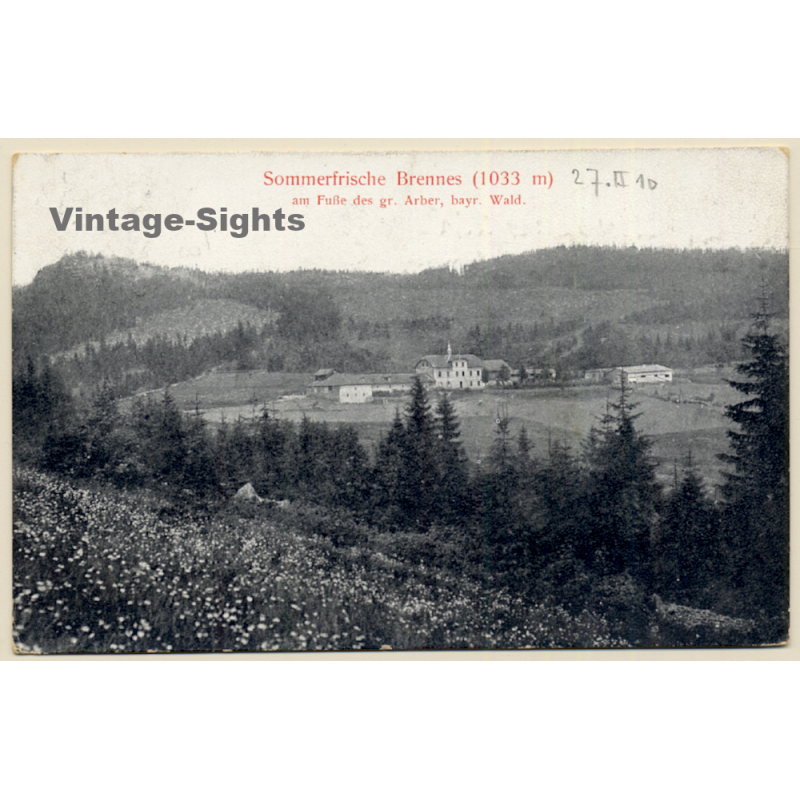 Brennes / Bayerisch Eisenstein: Panorama View (Vintage PC 1910)