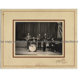 Rony And His Jazz-Band / France (Vintage Photo B/W ~1920s/1930s)