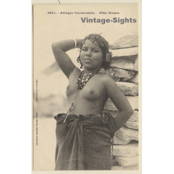 1351 Afrique Occidentale: Fille Maure / Ethnic Nude - Maghreb (Vintage PC ~1910s/1920s)