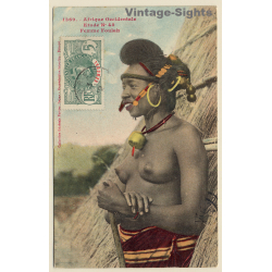 1369 Afrique Occidentale: Femme Foulah / Ethnic Nude - West Africa (Vintage PC 1912)