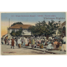 121 Afrique Occidentale: Dakar / Senegal: Marché Indigène (Vintage PC 1910s/1920s)