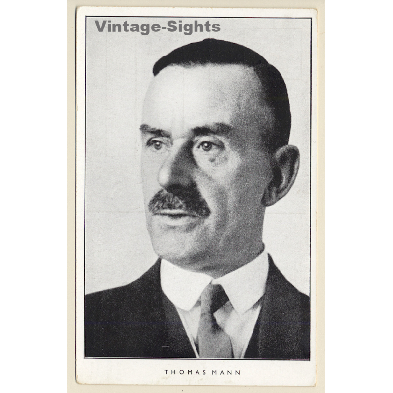 Portrait Of Thomas Mann (Vintage PC 1910s/1920s)