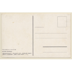 Portrait Of Thomas Mann (Vintage PC 1910s/1920s)