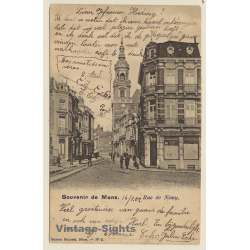 Mons / Belgium: Rue De Nimy (Vintage PC 1902)