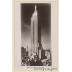 New York / USA: Empire State Building (Vintage RPPC 1931)