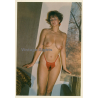 Erotic Study: Sweet Natural Nude In Transparent Lingerie*1 (Vintage Photo East Germany 1990s)