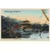 Kyoto / Japan: Kinkakuji Temple - Golden Pavillon (Vintage PC ~1910s)