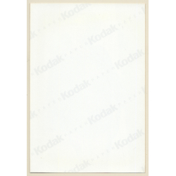 Erotic Study: Slim Dark-Haired Semi Nude In Transparent Cape (Vintage Photo East Germany 1990s)