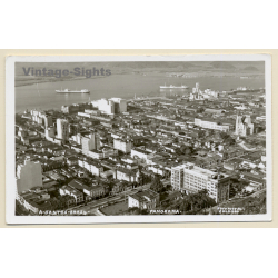 Santos / Brazil: Panorama View  (Vintage RPPC)