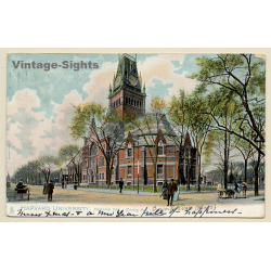 Cambridge / USA: Harvard University - Memorial Hall (Vintage PC 1904)