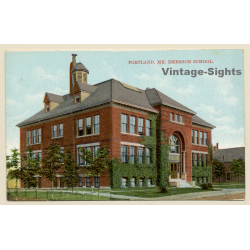 Portland / USA: Emerson School (Vintage PC ~1910s)