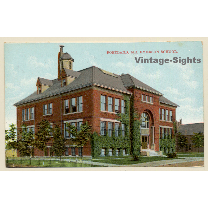 Portland / USA: Emerson School (Vintage PC ~1910s)