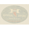 Praia Da Rocha / Portugal: Hotel Jupiter (Vintage Luggage Label)