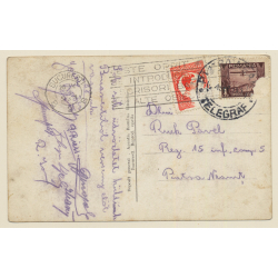 Bucarest / Romania: Villa Minovici (Vintage RPPC ~1910s/1920s)