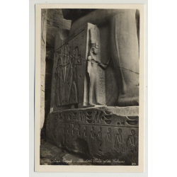 Lehnert & Landrock: Luxor Temple - Little Queen Of The Colossus (Vintage RPPC 1920s/1930s)