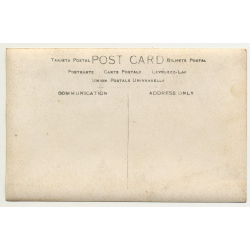 Belgian Congo 1913: A Sunday Quintet / Colonial Masters (Vintage RPPC)