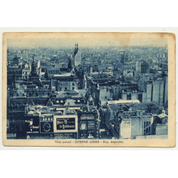 Buenos Aires / Argentina: Vista Parcial (Vintage Postcard ~1920s)