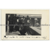 Junin / Peru: Big Condor In Schoolyard Of Colegio (Vintage RPPC 1922)