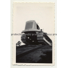 Gabenge - Bolobo / Congo: Tracked Construction Vehicle *3 / Ramp (Vintage Photo B/W 1946)