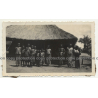 Osibki / Congo: Native Wommen & Children In Front Of Straw Hut (Vintage Photo B/W 1933)